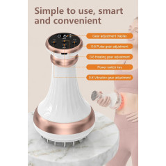 Lymphatic Drainage Massager & Anti-Cellulite Tool - Arctic White