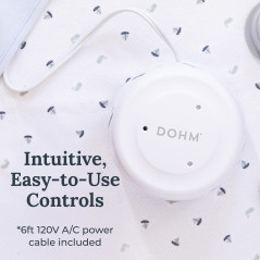 Yogasleep Dohm Uno White Noise Sound Machine – Portable, Soothing Sleep Aid in White