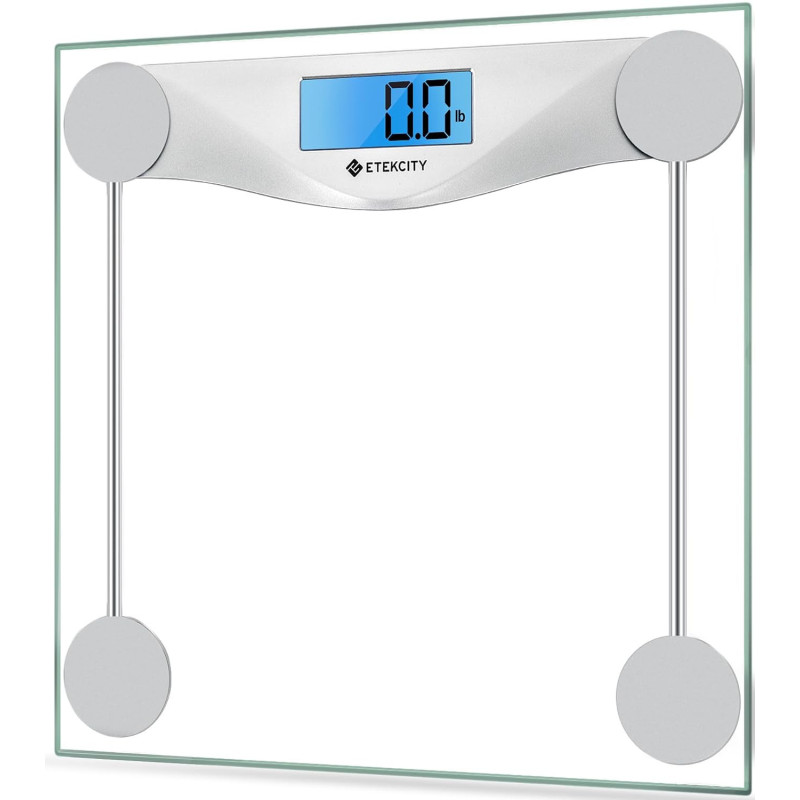 Etekcity Digital Bathroom Scale 400 lbs - 6mm Tempered Glass Body Scale