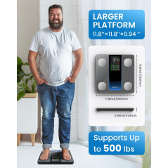 Pèse-personne RENPHO Smart 7-en-1 : Poids, IMC & Gras Corporel