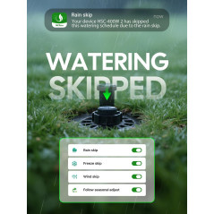 Smart WiFi Sprinkler Controller – 4 Zones, App, Auto Rain Skip, 10 Min Install