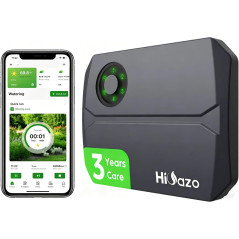 Smart Sprinkler Controller 2.4GHz WiFi, 4 Zones, 16 Plans, Auto Skip Rain/Freeze/Wind, App Enabled, 10-Min Install