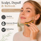 Brosse Visage Drainage Lymphatique, Massage Sec, Sculptante et Détoxifiante pour Contour du Visage Brosse Visage Drainage Lymphatique, Massage Sec, Sculptante et Détoxifiante pour Contour du Visage