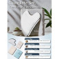 Rena Chris Outil Gua Sha Visage en Acier Inoxydable - Argent Rena Chris Outil Gua Sha Visage en Acier Inoxydable - Argent