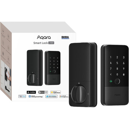 Aqara UWB Smart Lock U400 – Fingerprint Deadbolt with Apple Home Key