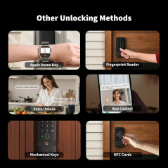 Serrure Intelligente Aqara UWB U400 - Apple Home Key, Empreinte