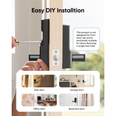 eufy Security Smart Lock C33 with Keypad & Built-in Wi-Fi Handle