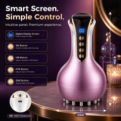 Lymphatic Drainage Massager & Anti-Cellulite Tool for Body Sculpting