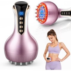 Appareil de Drainage Lymphatique Anti-Cellulite avec Microcourant, Lumière, Chaleur et Vibration