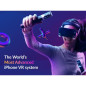 Zapbox 4 iPhone VR Headset with 2 Motion Controllers, PC VR & Mixed Reality Support, Free Apps Included Zapbox 4 iPhone VR Headset with 2 Motion Controllers, PC VR & Mixed Reality Support, Free Apps Included