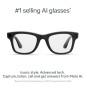 Lunettes Intelligentes Meta Ray-Ban Gen 2 Wayfarer, Noir Mat, Verres Clairs Lunettes Intelligentes Meta Ray-Ban Gen 2 Wayfarer, Noir Mat, Verres Clairs