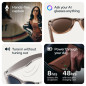Lunettes Intelligentes Meta Ray-Ban Gen 2 Wayfarer, Noir Mat, Verres Clairs Lunettes Intelligentes Meta Ray-Ban Gen 2 Wayfarer, Noir Mat, Verres Clairs