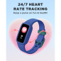 BIGGERFIVE Vigor Montre Connectée Enfant Fitness Tracker Écran AMOLED Étanche 3ATM BIGGERFIVE Vigor Montre Connectée Enfant Fitness Tracker Écran AMOLED Étanche 3ATM
