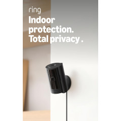 Ring Indoor Cam Noir - Sécurité Intérieure HD 1080p, Nouveau Modèle