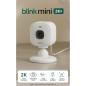 Blink Mini 2K+ Caméra Sécurité Intérieure Plug-in, Vidéo 2K, Vision Nocturne, Audio Amélioré, 2 Caméras Blanches Blink Mini 2K+ Caméra Sécurité Intérieure Plug-in, Vidéo 2K, Vision Nocturne, Audio Amélioré, 2 Caméras Blanches