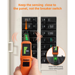 Détecteur de disjoncteur & testeur GFCI LCD 90-135V léger