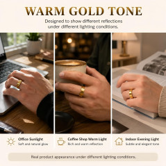 Smart Ring Santé & Fitness IP68, Suivi Cardio & Sommeil