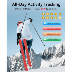 SOUYIE Smart Bracelet for Men & Women – 24/7 Health & Fitness Activity Tracker