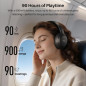 Casque Sans Fil TOZO HT3 avec Réduction de Bruit Hybride, 90H d'Autonomie, Over-Ear Casque Sans Fil TOZO HT3 avec Réduction de Bruit Hybride, 90H d'Autonomie, Over-Ear