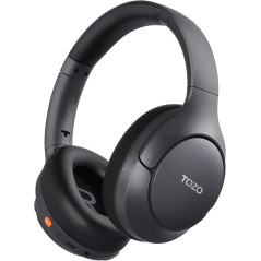 TOZO HT3 Wireless Over-Ear Headphones with Hybrid Noise Cancelling, 90H Battery
