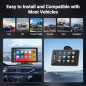 Wireless 7 Touchscreen Car Stereo with CarPlay, Android Auto, Bluetooth, Voice Control & 1080p Backup Camera