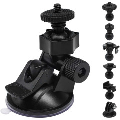 Sportway S30 Pro Dash Cam Suction Mount (2nd Gen) – 360° Adjustable View