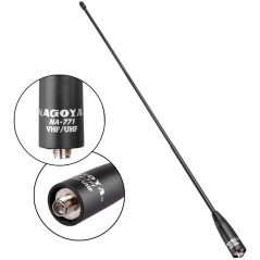 Authentic Nagoya NA-771 15.6 VHF/UHF Antenna SMA-Female for BTECH & BaoFeng