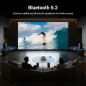 HAPPRUN Outdoor Smart Projector 4K Decoding, Built-in Apps & 30W Dolby Audio System HAPPRUN Outdoor Smart Projector 4K Decoding, Built-in Apps & 30W Dolby Audio System
