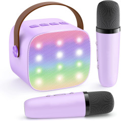 YLL Machine Karaoké Enfants Cadeau Anniversaire Filles 3-8+ Ans