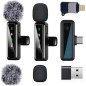 Wireless Lavalier Microphone for iPhone, Android, Computer – Mini Mic for Streaming, Recording, Interviews (Black) Wireless Lavalier Microphone for iPhone, Android, Computer – Mini Mic for Streaming, Recording, Interviews (Black)