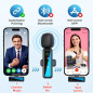 Wireless Lavalier Microphone for iPhone, Android, Computer – Mini Mic for Streaming, Recording, Interviews (Black) Wireless Lavalier Microphone for iPhone, Android, Computer – Mini Mic for Streaming, Recording, Interviews (Black)