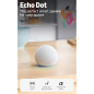 Amazon Echo Dot (Newest Model) - Vibrant Sound, Alexa-Enabled Smart Speaker, Glacier White, Ideal for Bedrooms & Offices Amazon Echo Dot (Newest Model) - Vibrant Sound, Alexa-Enabled Smart Speaker, Glacier White, Ideal for Bedrooms & Offices