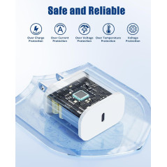 Chargeur Rapide 3-en-1 Apple Watch et iPhone 20W USB-C