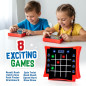 Electronic Light-Up Activity Pad for Kids 6-12+ | 8-in-1 Brain & Memory Game | Educational Travel Toy & Gift Electronic Light-Up Activity Pad for Kids 6-12+ | 8-in-1 Brain & Memory Game | Educational Travel Toy & Gift