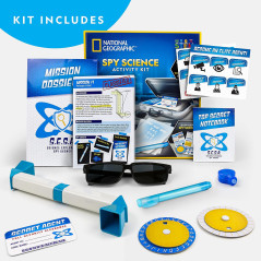National Geographic Spy Science Kit: 10 Secret Missions for Kids