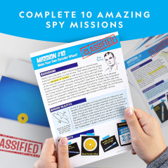 Kit Spy Science National Geographic : 10 Missions Secrètes Enfants