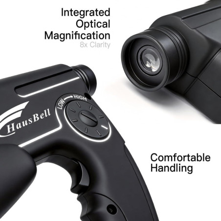 HAUSBELL Parabolic Listening Kit with Bionic Ear & 8X Monocular Set