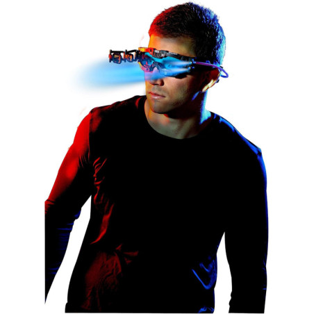 SpyX Night Mission Lunettes de Espion avec LED & Zoom - Jeu de Rôle Agent Secret Junior