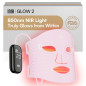 Masque de luminothérapie INIA visage 850nm NIR, LED rouge/bleu, 4 modes Masque de luminothérapie INIA visage 850nm NIR, LED rouge/bleu, 4 modes