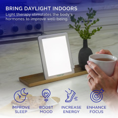 Lampe Thérapie Verilux HappyLight Lucent 10,000 Lux UV-Free