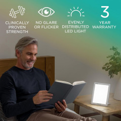 Lampe Thérapie Verilux HappyLight Lucent 10,000 Lux UV-Free