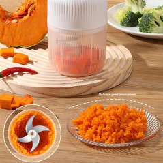 Electric Rechargeable Mini Garlic Chopper for Garlic, Onion, Meat, Vegetables & Chili – Portable Kitchen Gadget 2025