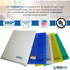 Filtres RAYAIR 20x25 Compatibles Dynamic – Lot de 20 Pads