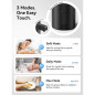 Distributeur de savon automatique SUNLY sans contact, capteur rapide 0.2s, rechargeable USB-C, acier inoxydable noir anti-traces Distributeur de savon automatique SUNLY sans contact, capteur rapide 0.2s, rechargeable USB-C, acier inoxydable noir anti-traces