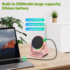 Wireless Induction Bluetooth Speaker with Built-in Phone Stand