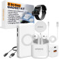 Artichoke 6-in-1 Tech Gift Set: 5000mAh Power Bank, Smart Watch, TWS Earphones – Perfect Birthday & Travel Gift