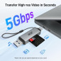 Acer Dual Slot USB-C to Micro SD Card Reader Adapter, USB Type-C Portable Card Reader Acer Dual Slot USB-C to Micro SD Card Reader Adapter, USB Type-C Portable Card Reader