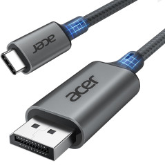 Acer USB-C to DisplayPort Cable 6.6FT 4K@60Hz 2K@165Hz for Laptop