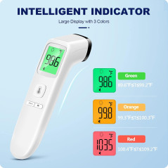 Accurate No-Touch Digital Thermometer for Adults & Kids, Baby Friendly