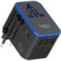 Ceptics Adaptateur Voyage Universel 45W avec 3 USB-A, 2 USB-C et Entrée Universelle Ceptics Adaptateur Voyage Universel 45W avec 3 USB-A, 2 USB-C et Entrée Universelle